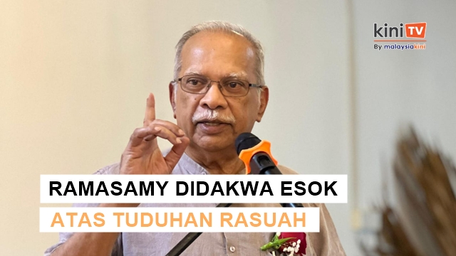Ramasamy sahkan akan diheret ke mahkamah esok