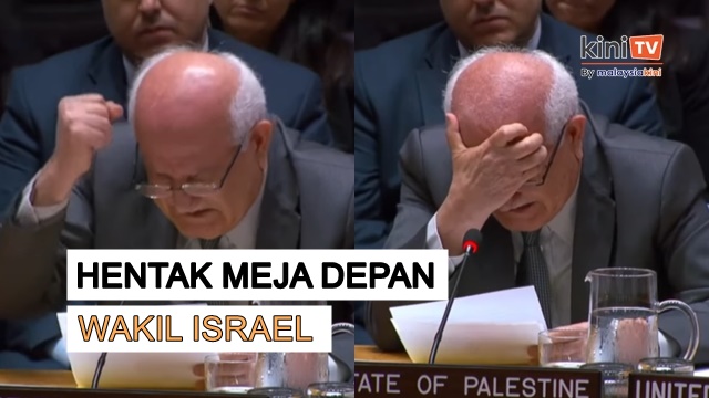 Wakil Palestin ke PBB hentak meja, sebak cerita derita kanak-kanak Gaza