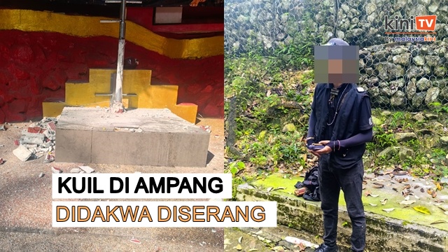 Lelaki rosakkan kuil di Ampang dengan parang, Urimai bimbang