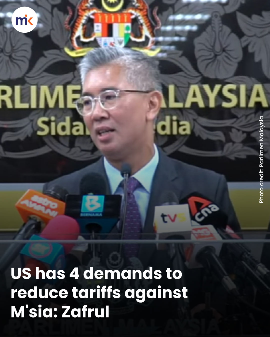 US has 4 demands to reduce tariffs against M'sia: Zafrul