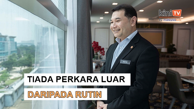 Rafizi hadir bertugas seperti biasa di pejabatnya hari ini