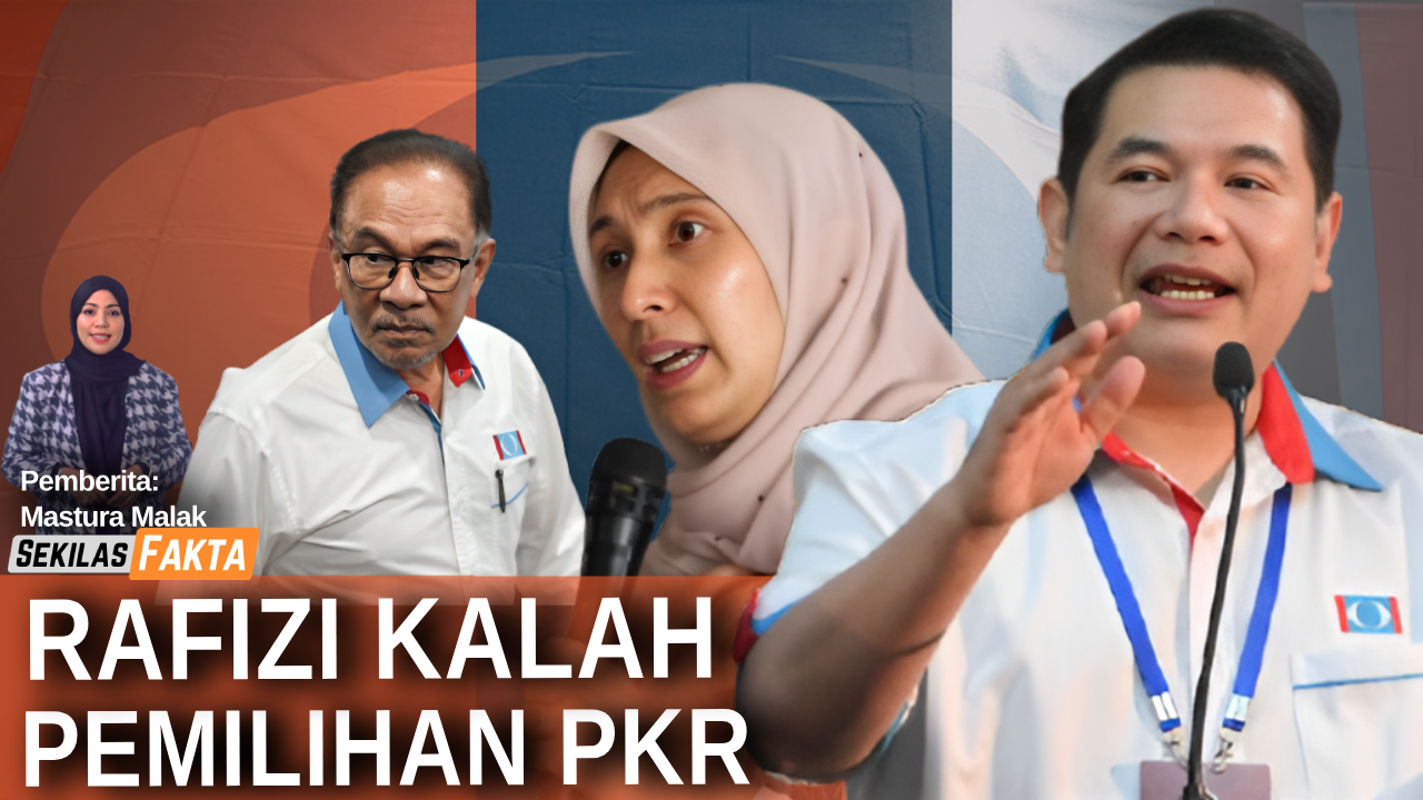 Rafizi kalah; muncul mengejut!, Anwar balas kritik Rafizi, Izzah dituduh sekongkol | SEKILAS FAKTA
