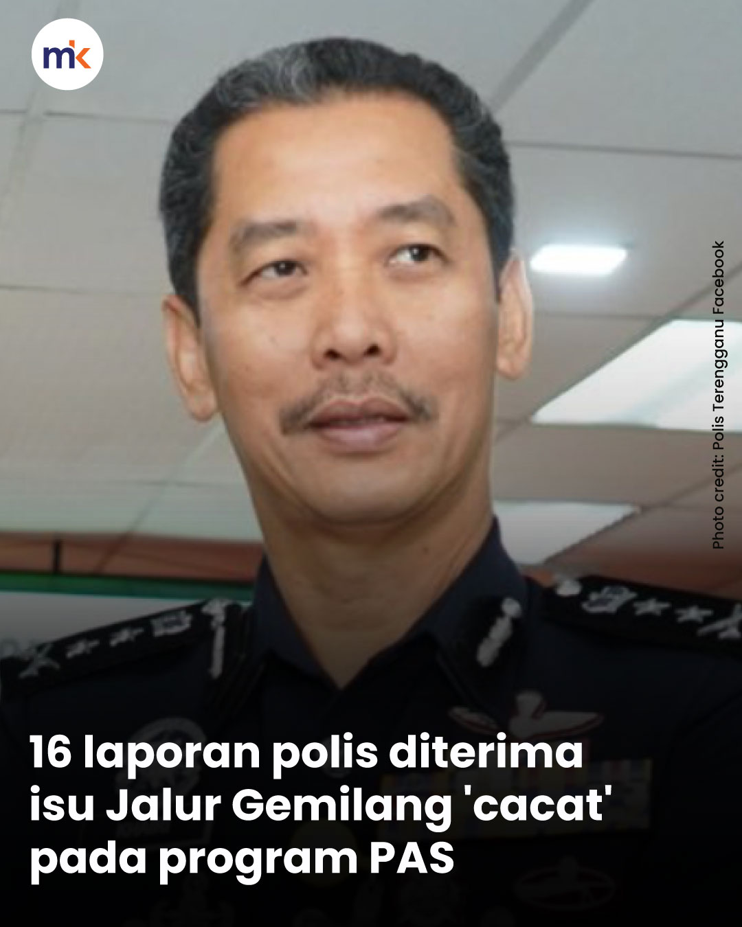 16 laporan polis diterima isu Jalur Gemilang 'cacat' pada program PAS