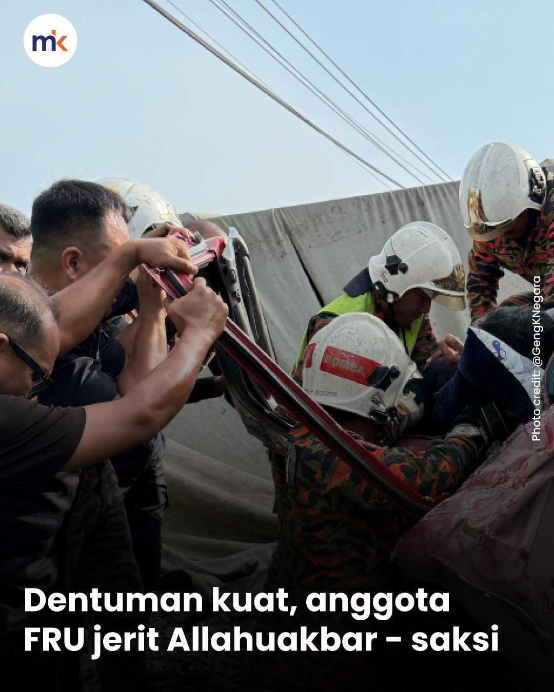 Dentuman kuat, anggota FRU jerit Allahuakbar - saksi