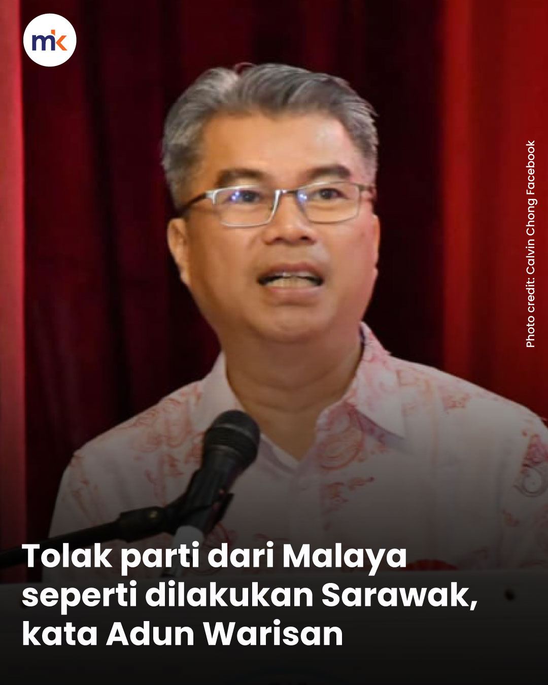 Tolak parti dari Malaya seperti dilakukan Sarawak, kata Adun Warisan