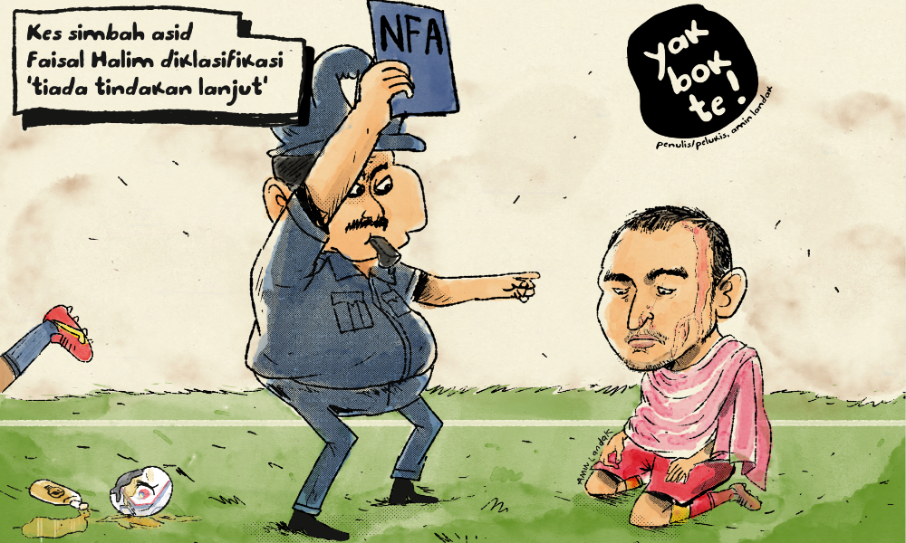 CARTOONKINI | NFA for Faisal Halim acid attack
