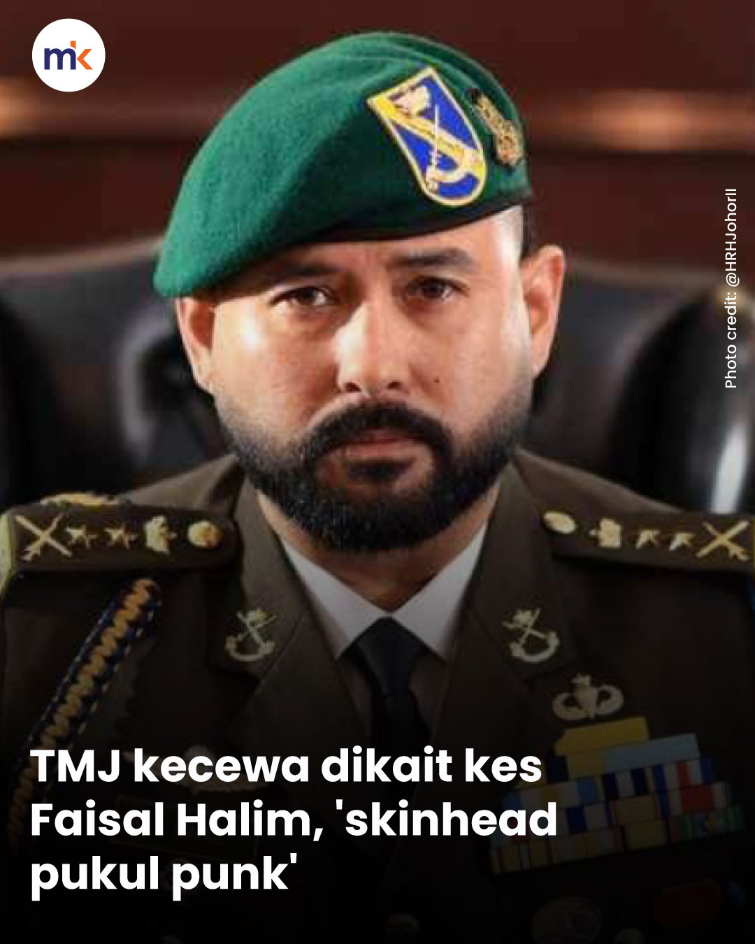 TMJ kecewa dikait kes Faisal Halim, 'skinhead pukul punk'