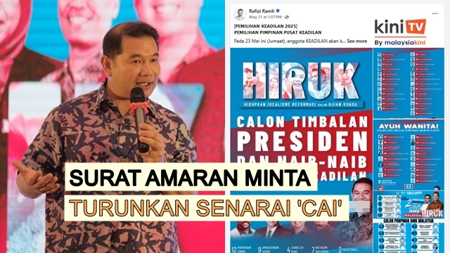 Senarai 'cai' belum dipadam, MPP baharu putuskan tindakan pada Rafizi
