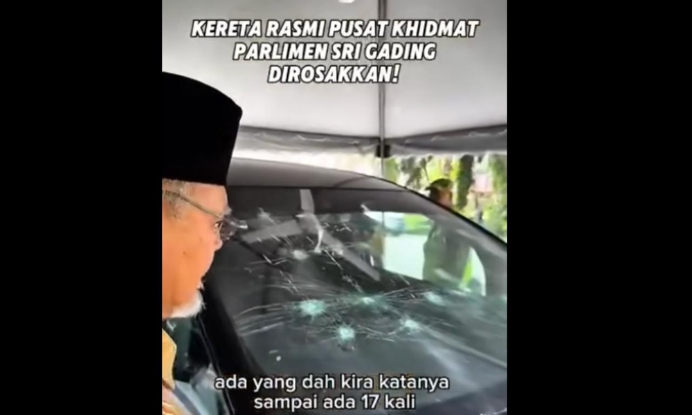 Apa dosa aku, kereta dirosak, gambar diconteng - MP Sri Gading