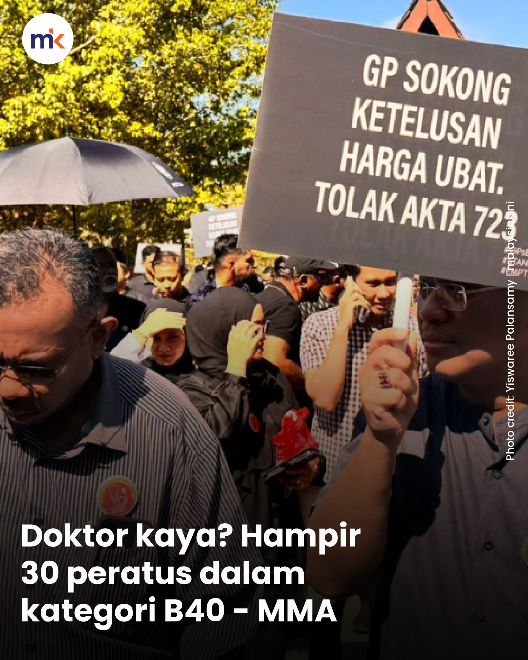 Doktor kaya? Hampir 30 peratus dalam kategori B40 - MMA