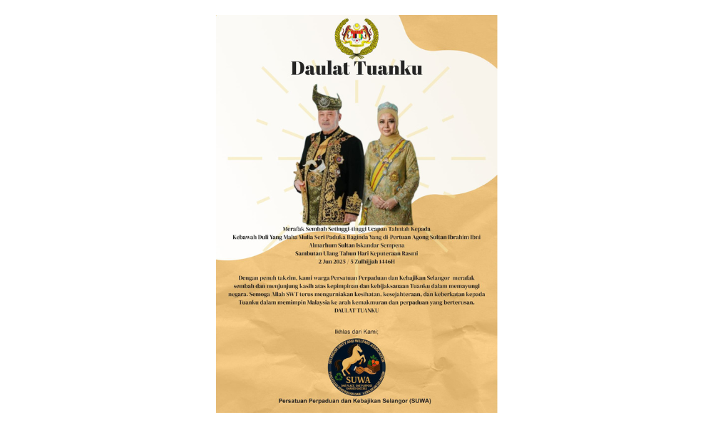 Program agihan makanan sempena Hari Keputeraan Rasmi Yang Di-Pertuan Agong  2025