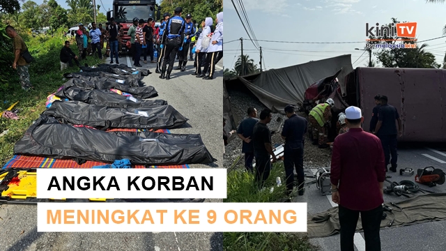 Nahas FRU di Perak: 9 anggota FRU maut, pemandu lori ditahan