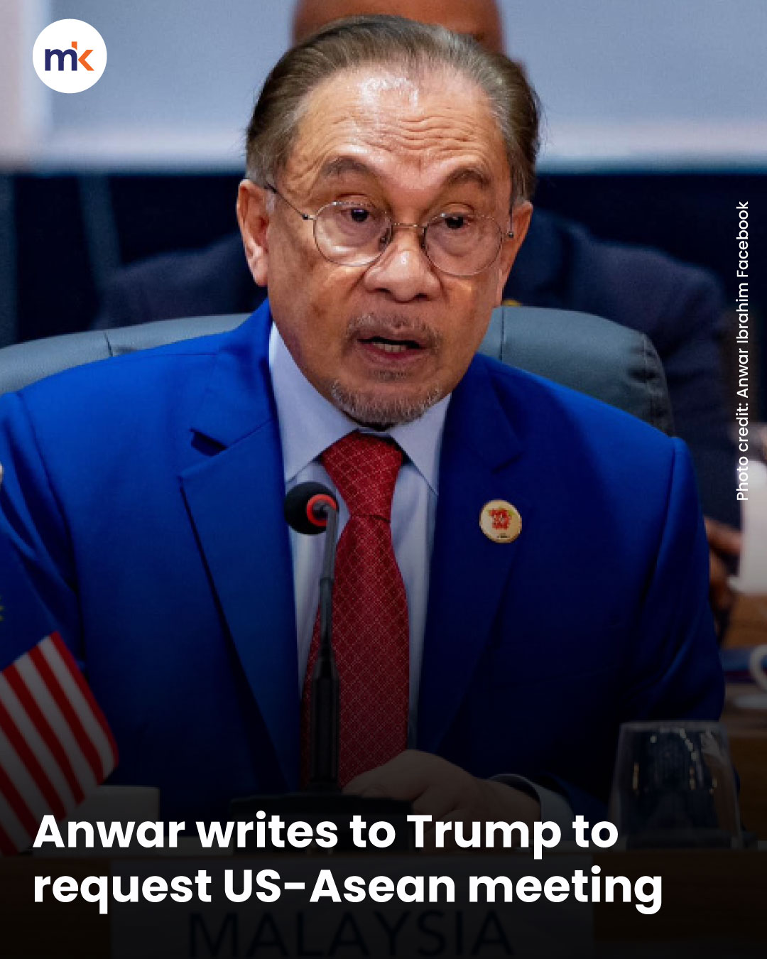 Anwar writes to Trump to request US-Asean meeting
