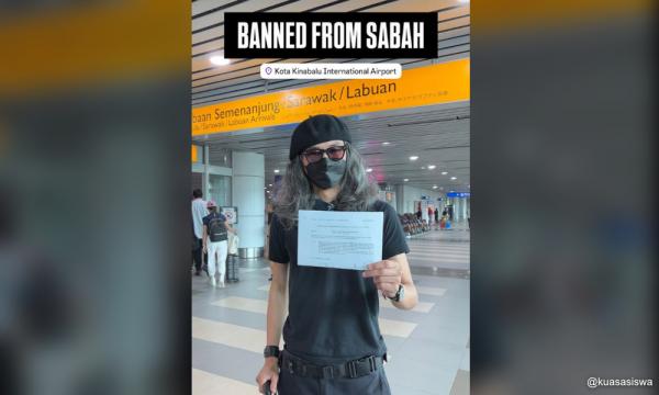 学生团体SLAMS SABAH GOVT禁止Fahmi Reza