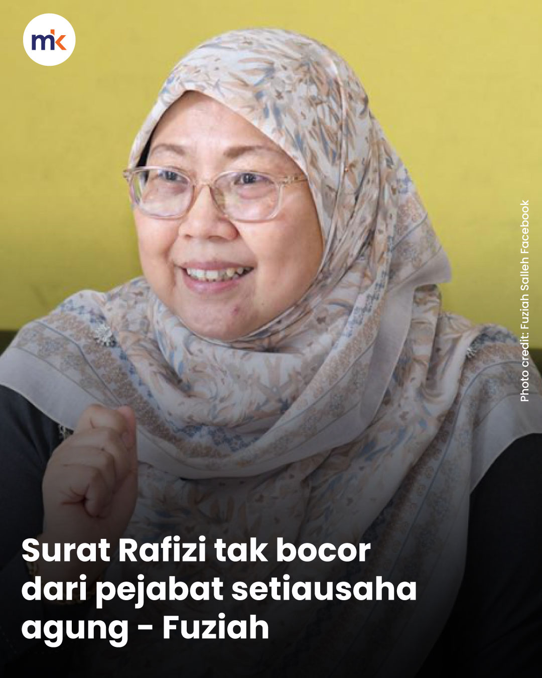 Surat Rafizi tak bocor dari pejabat setiausaha agung - Fuziah
