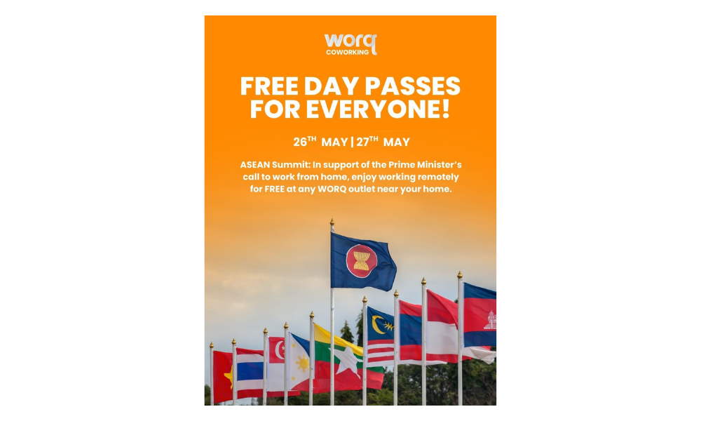 WORQ offers free day passes to support remote work during the ASEAN Summit 2025 road closures