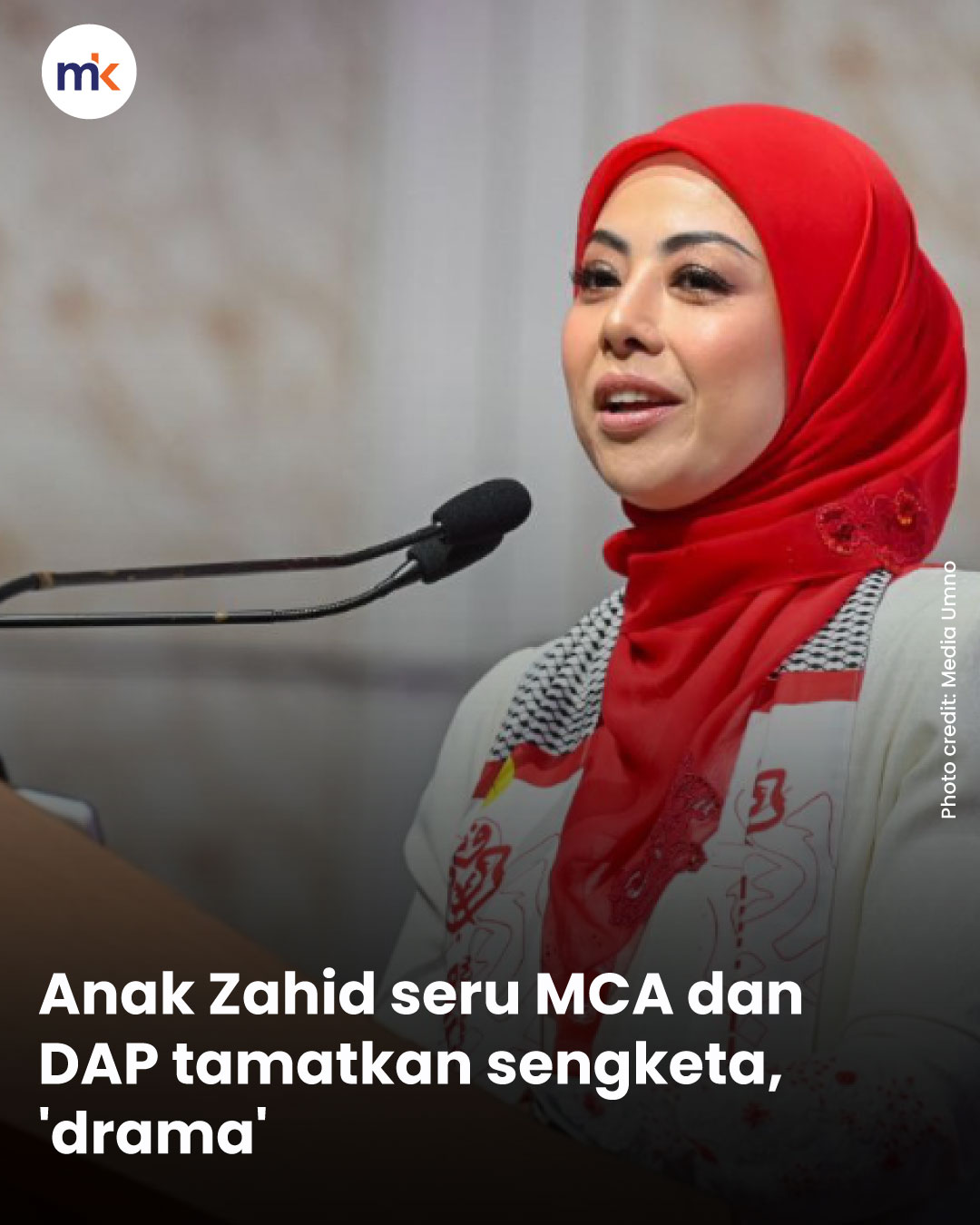 Anak Zahid seru MCA dan DAP tamatkan sengketa, 'drama'