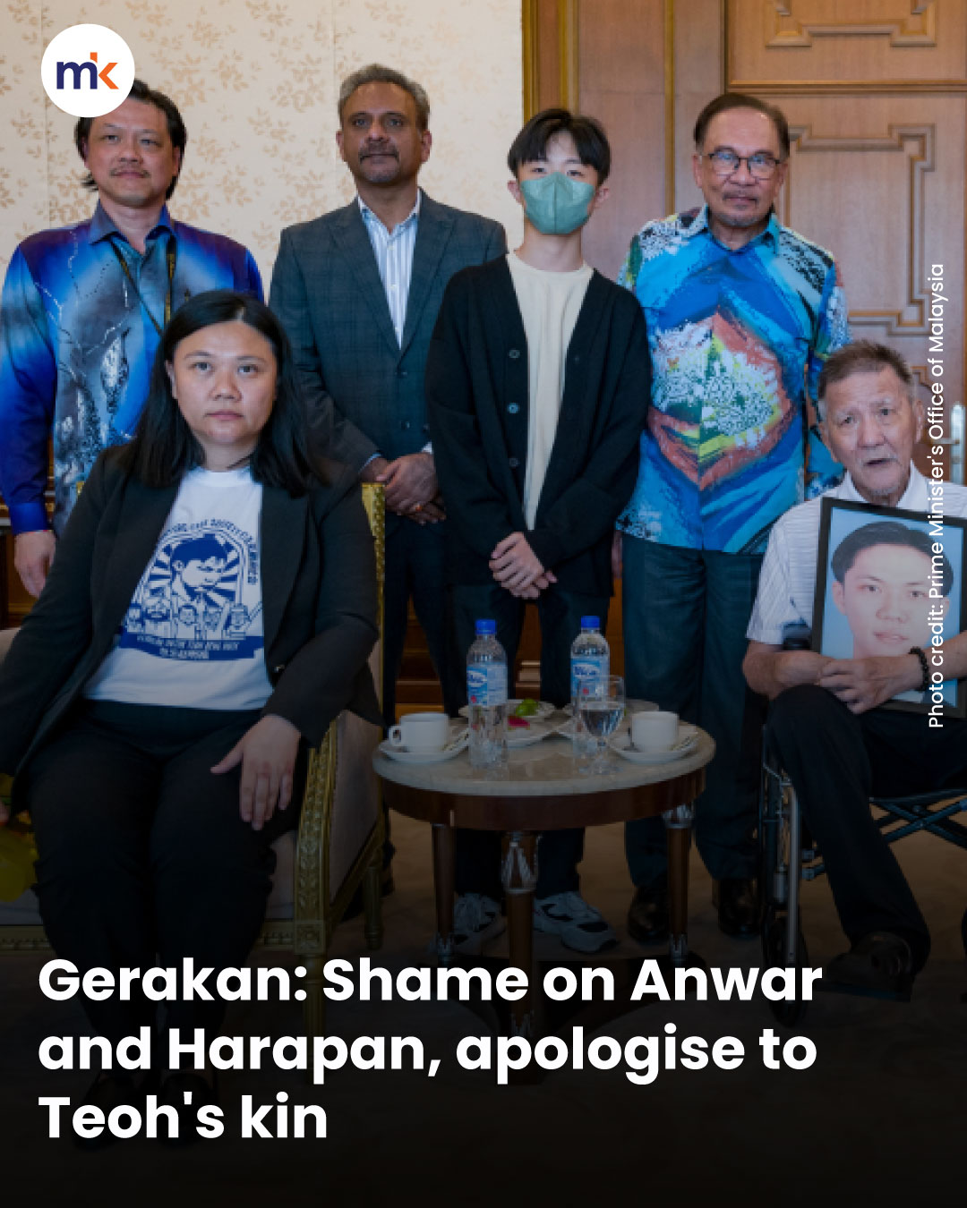Gerakan: Shame on Anwar and Harapan, apologise to Teoh's kin