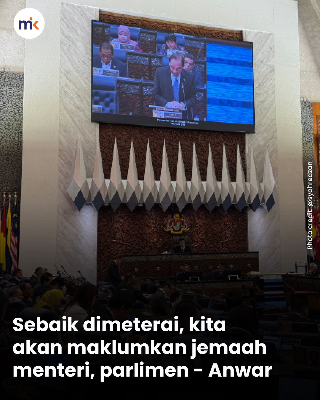 Sebaik dimeterai, kita akan maklumkan jemaah menteri, parlimen - Anwar