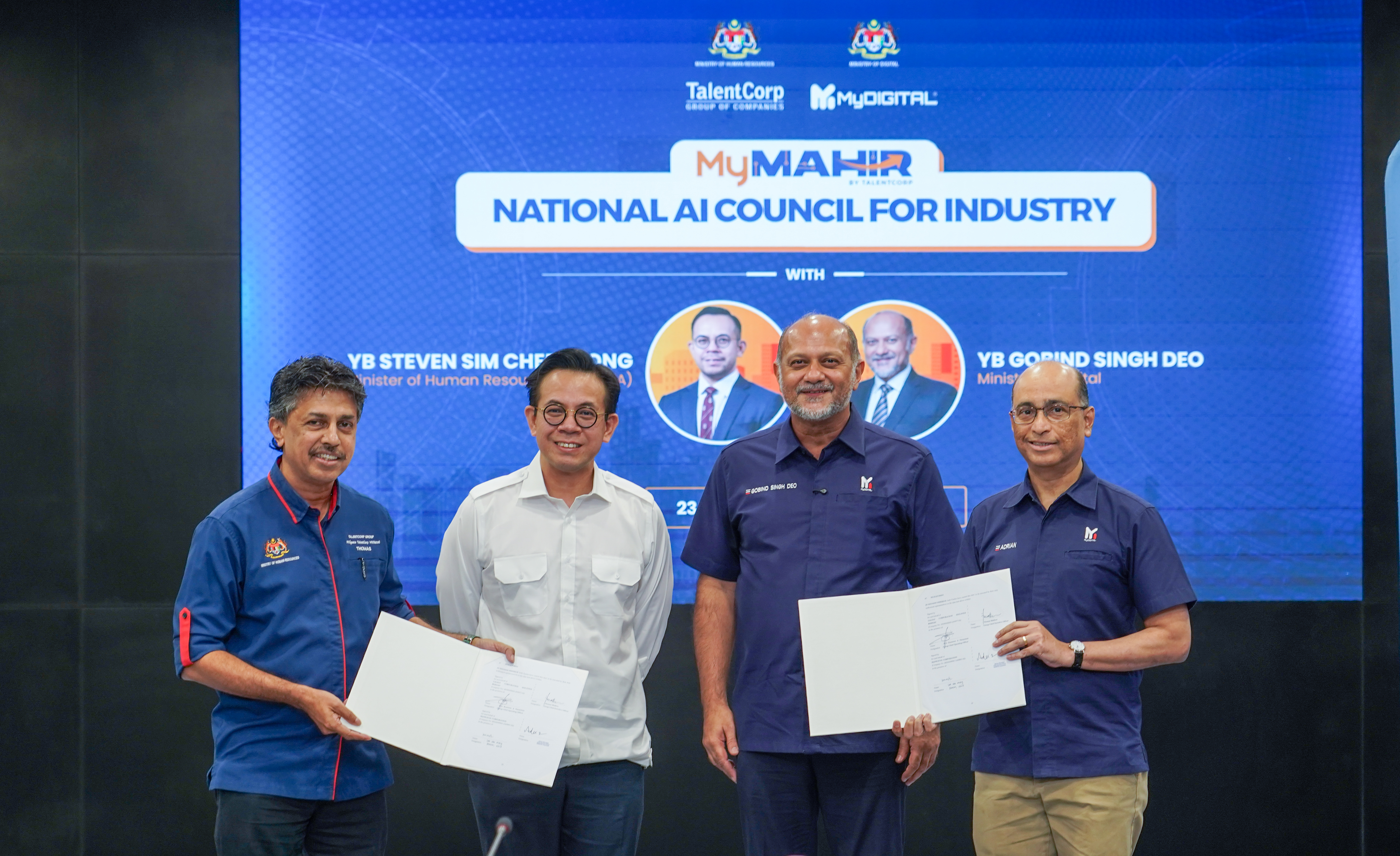 TalentCorp and MyDIGITAL launch MyMahir National AI Council