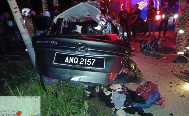 Tragedi pagi Aidiladha, 5 sekeluarga maut kemalangan