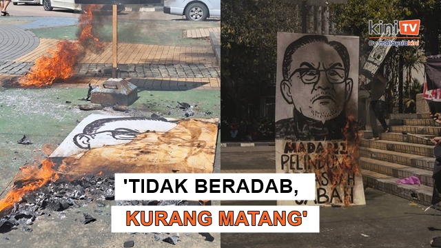 UMS kecam insiden bakar karikatur PM, akan lapor polis