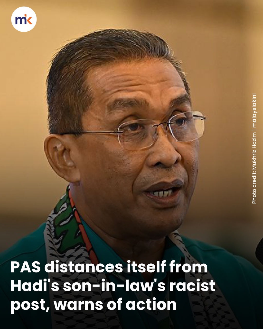 PAS distances itself from Hadi's son-in-law's racist post, warns of action