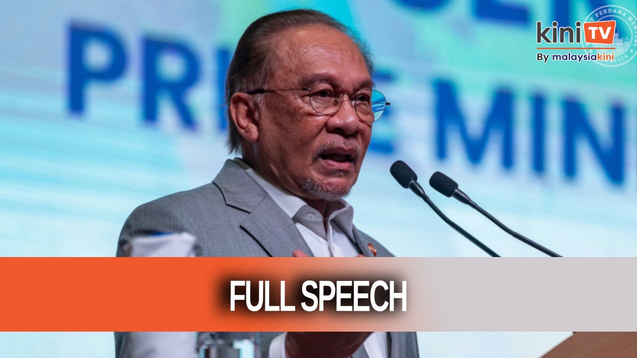 [Full video] Anwar Ibrahim's full speech at Finance Ministry’s monthly assembly
