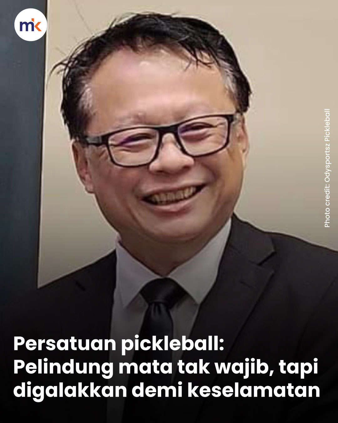 Persatuan pickleball: Pelindung mata tak wajib, tapi digalakkan demi keselamatan