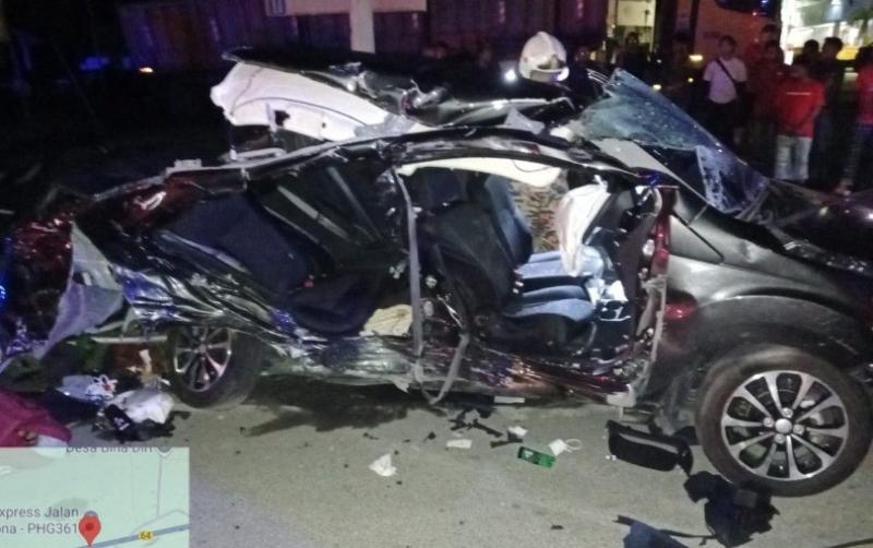 Five family members killed in Jerantut car crash