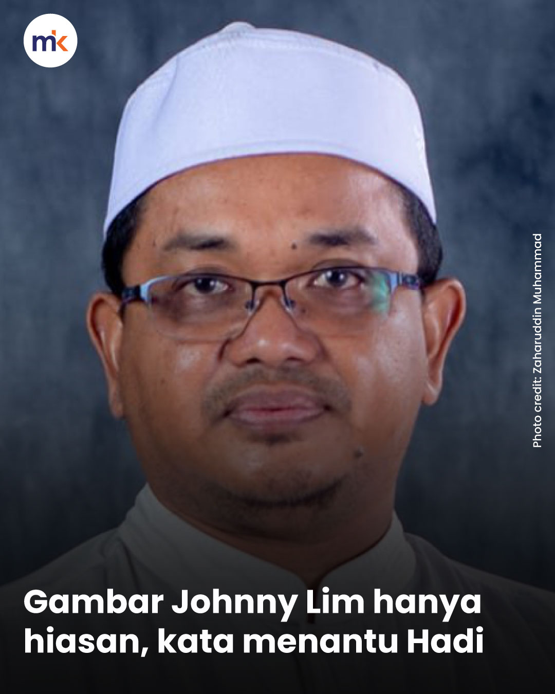 Gambar Johnny Lim hanya hiasan, kata menantu Hadi