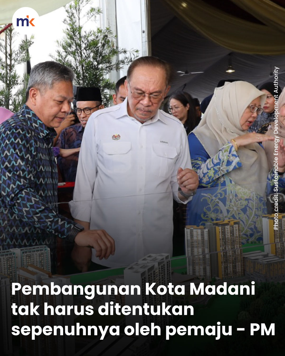 Pembangunan Kota Madani tak harus ditentukan sepenuhnya oleh pemaju - PM