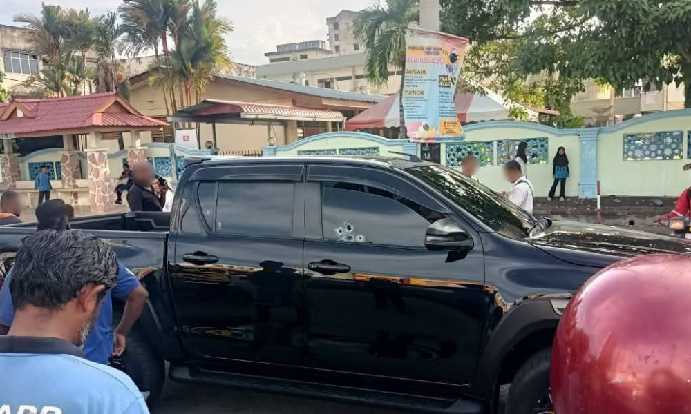 Man cheats death by reclining car seat during shooting outside school