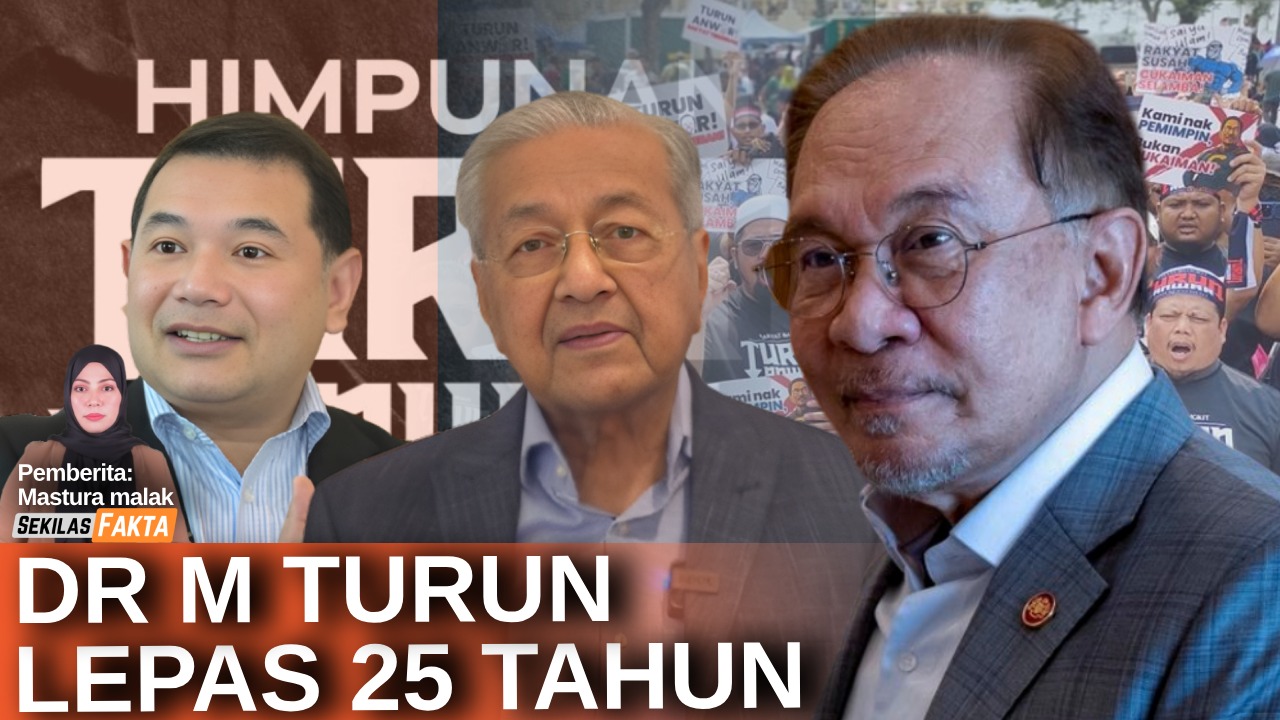 Turun Anwar panas! Anwar titip pesanan, Dr M pula turun, Rafizi tegur PM isu Farhash | SEKILAS FAKTA