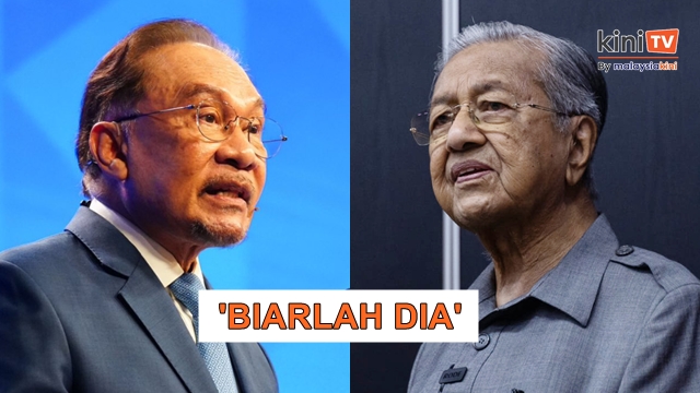 Anwar jawab cabaran Dr Mahathir: 'Biarlah dia'