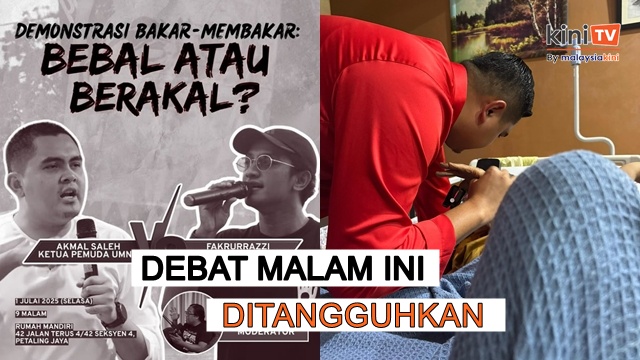 Bapa Akmal Saleh nazak, debat dengan mahasiswa malam ini ditangguhkan