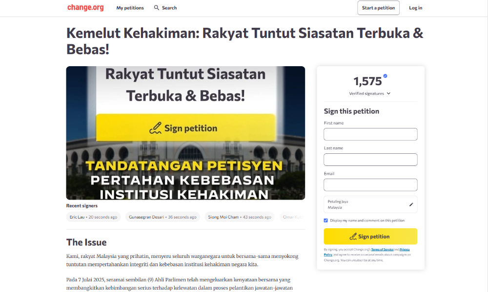 Rafizi ajak orang ramai sertai kempen integriti kehakiman
