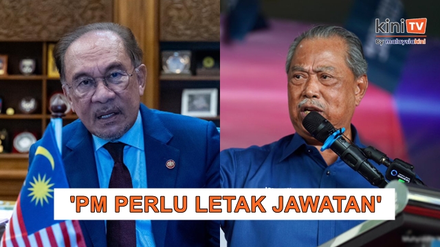 'Saya bimbang' - Muhyiddin terus gasak Anwar letak jawatan