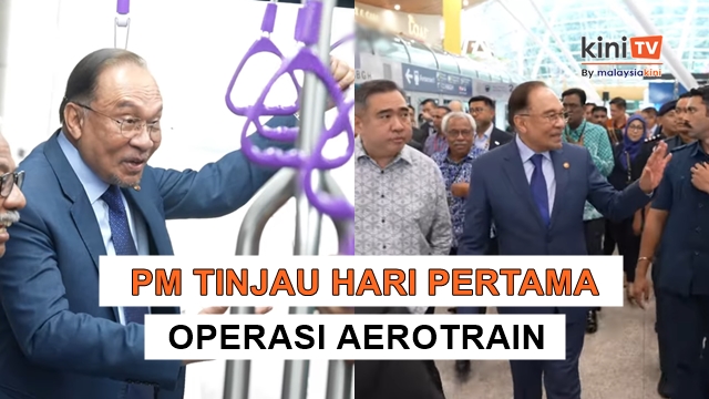 Anwar luang masa naiki Aerotrain KLIA, kembali beroperasi hari ini