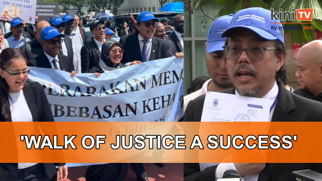 'Walk for Judicial Independence' a success, Malaysian Bar to hold EGM on July 26