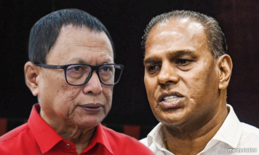 Sparks fly as Saravanan, Puad lock horns over MIC threat to quit BN