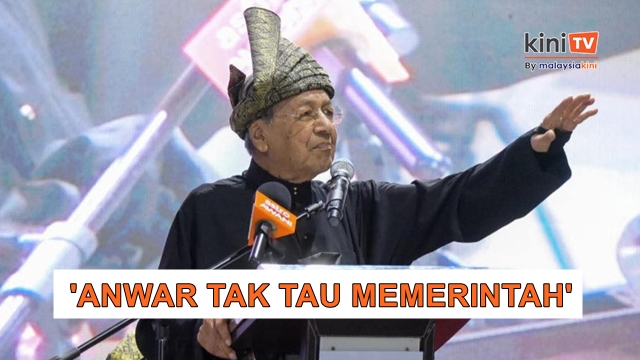 Saya nak seru Anwar letak jawatan sekarang, jangan tunggu PRU - Dr Mahathir