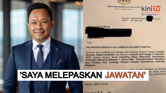 Tauke vape letak jawatan ahli lembaga pelawat hospital lepas dikritik