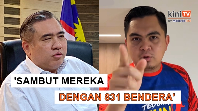 DAP pasang bendera gergasi, nak sambut 'pembuli' dengan 831 bendera