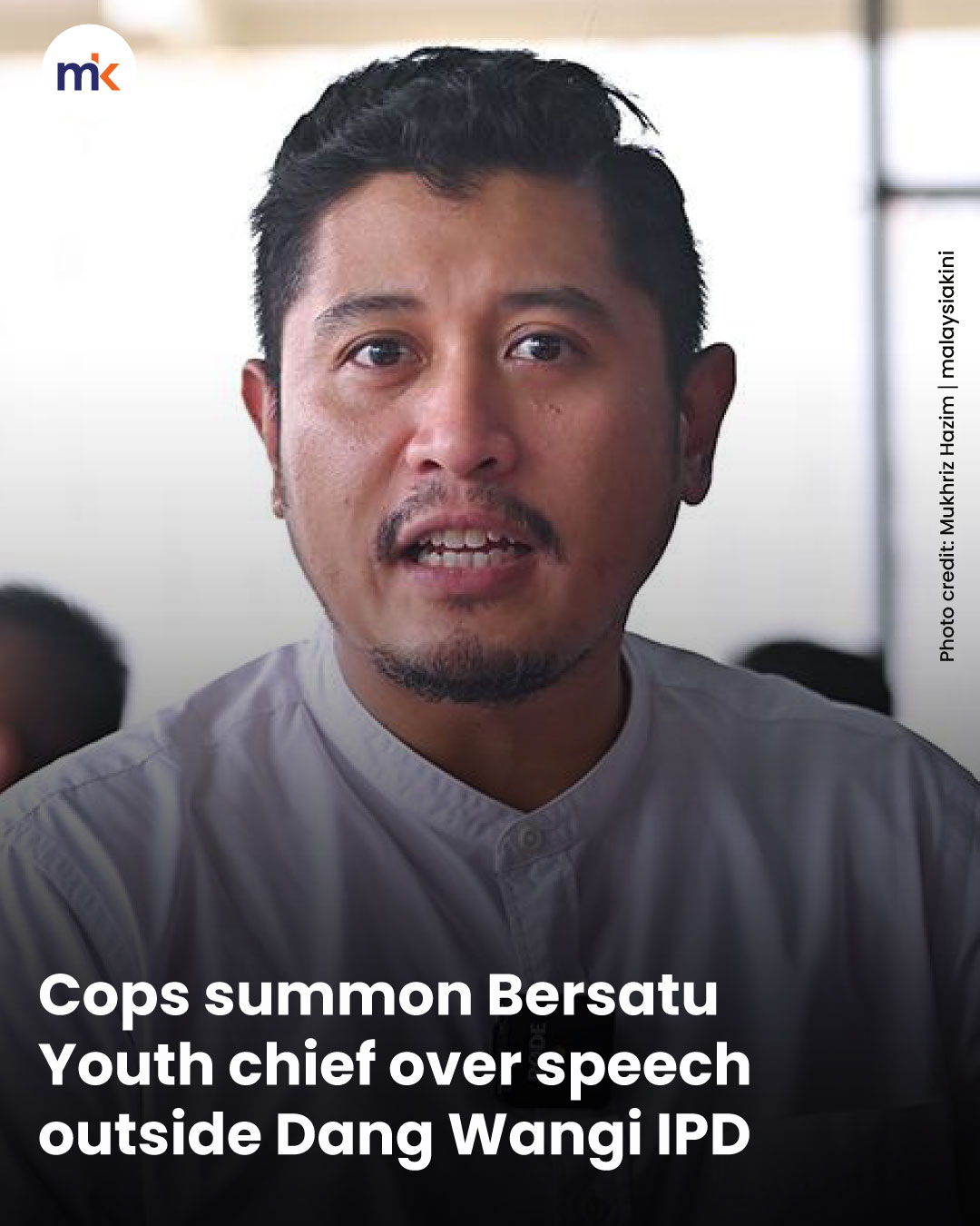 Cops summon Bersatu Youth chief over speech outside Dang Wangi IPD