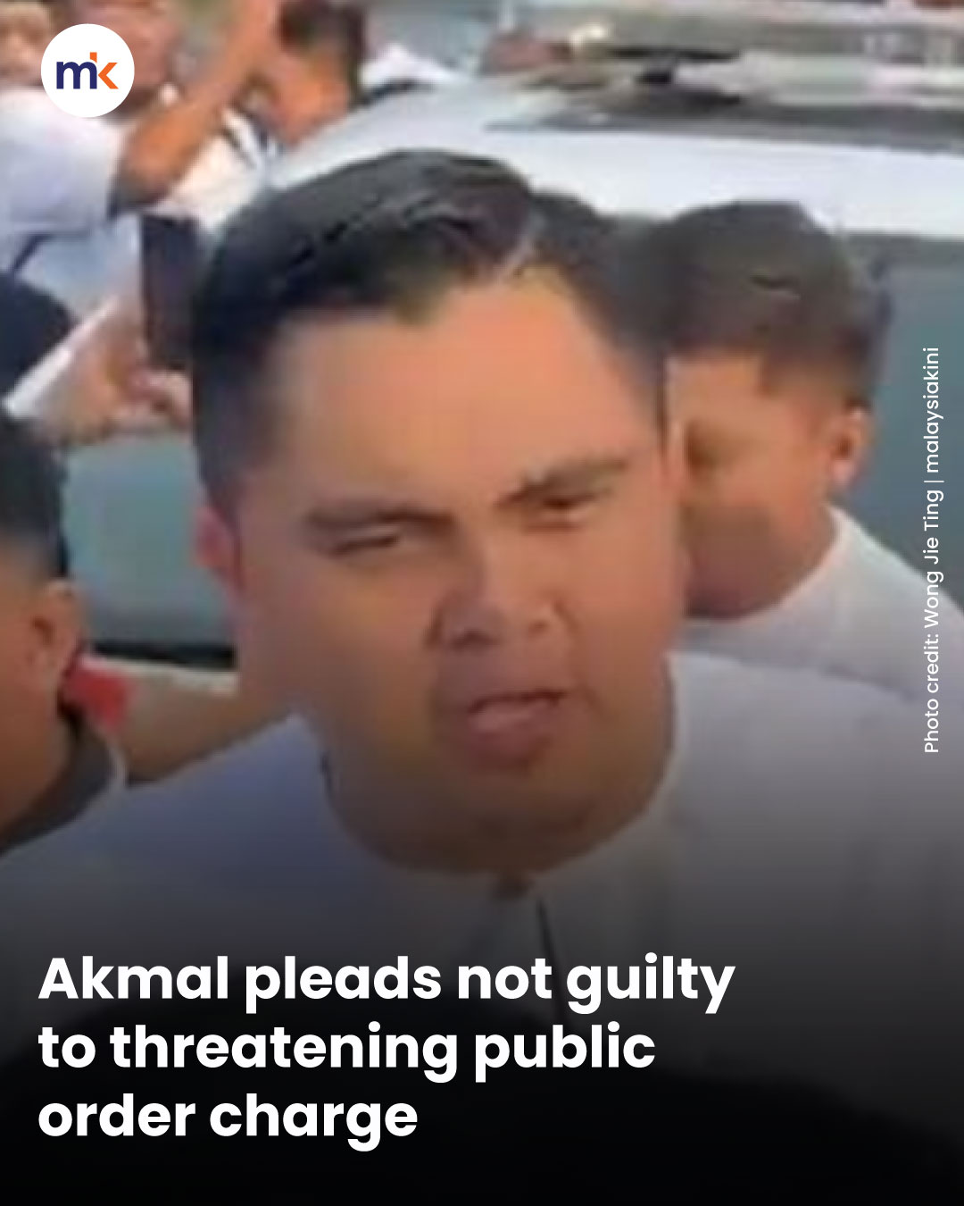 Akmal pleads not guilty to threatening public order charge