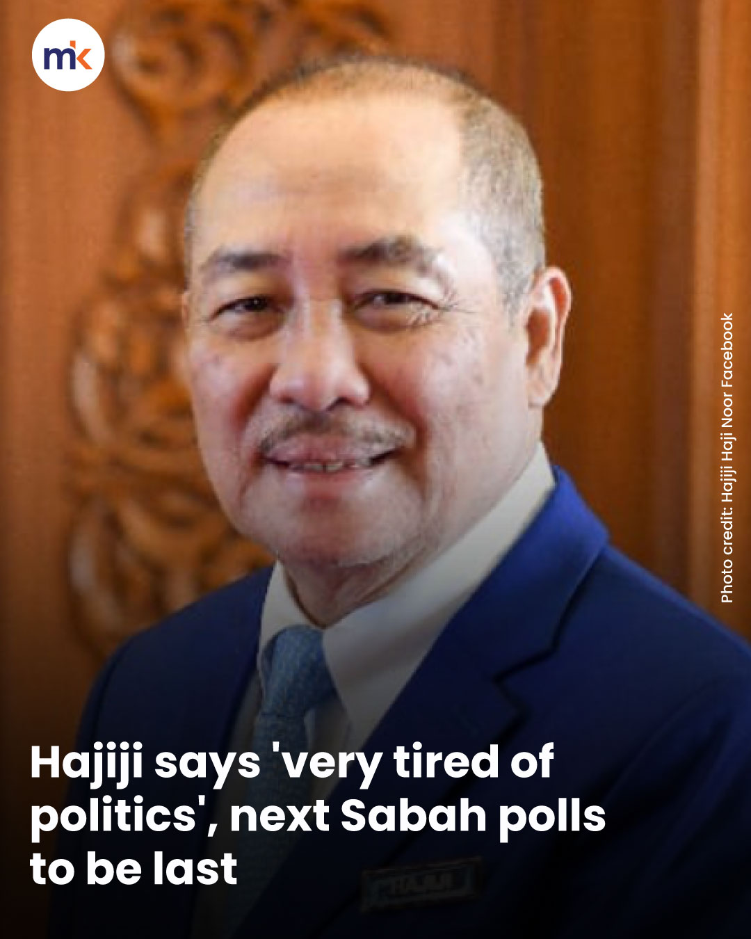 Hajiji says 'very tired of politics', next Sabah polls to be last