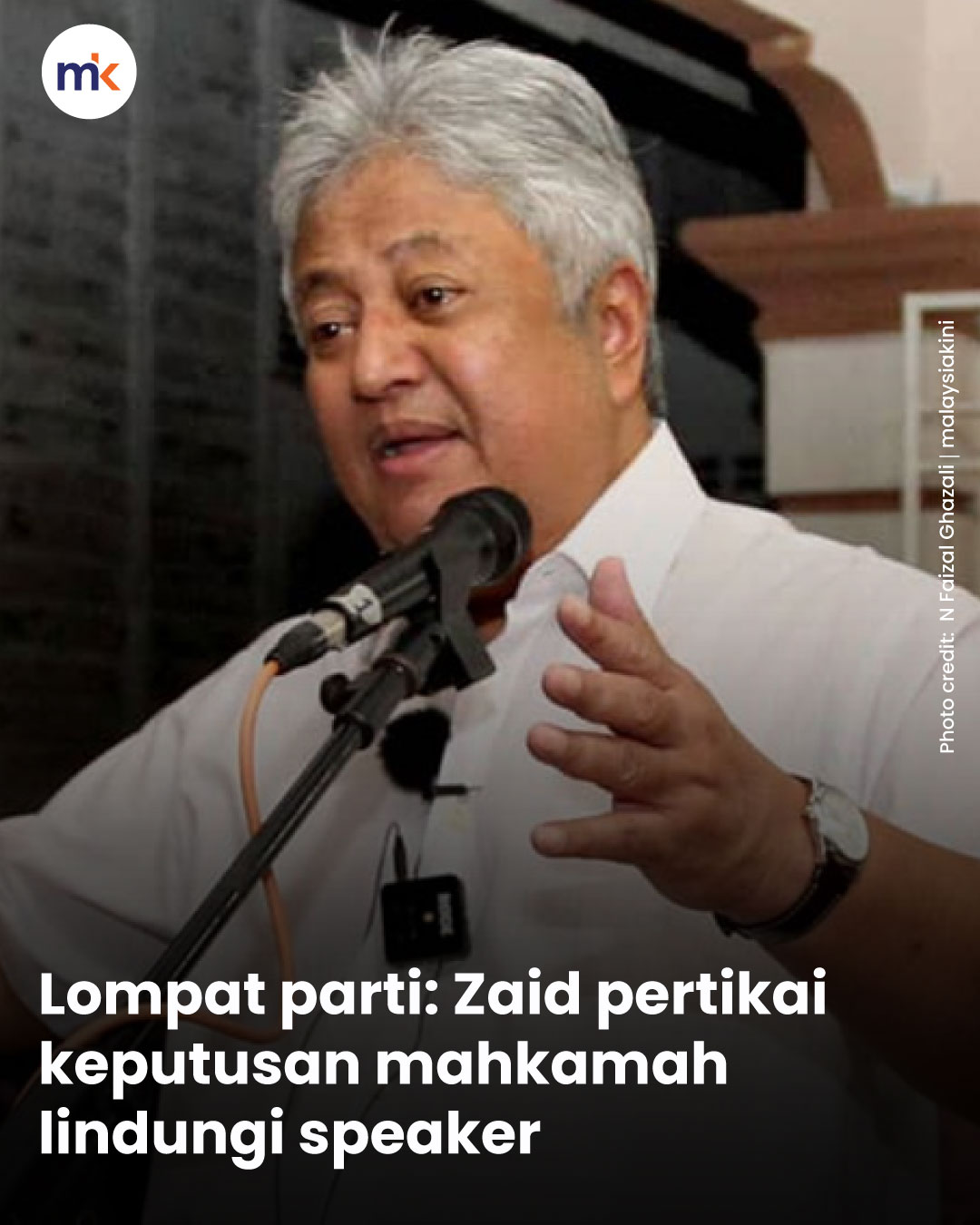 Lompat parti: Zaid pertikai keputusan mahkamah lindungi speaker