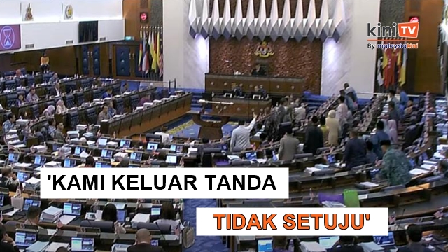 Kecoh: RUU Perolehan lulus! MP PN keluar Dewan Rakyat beramai-ramai