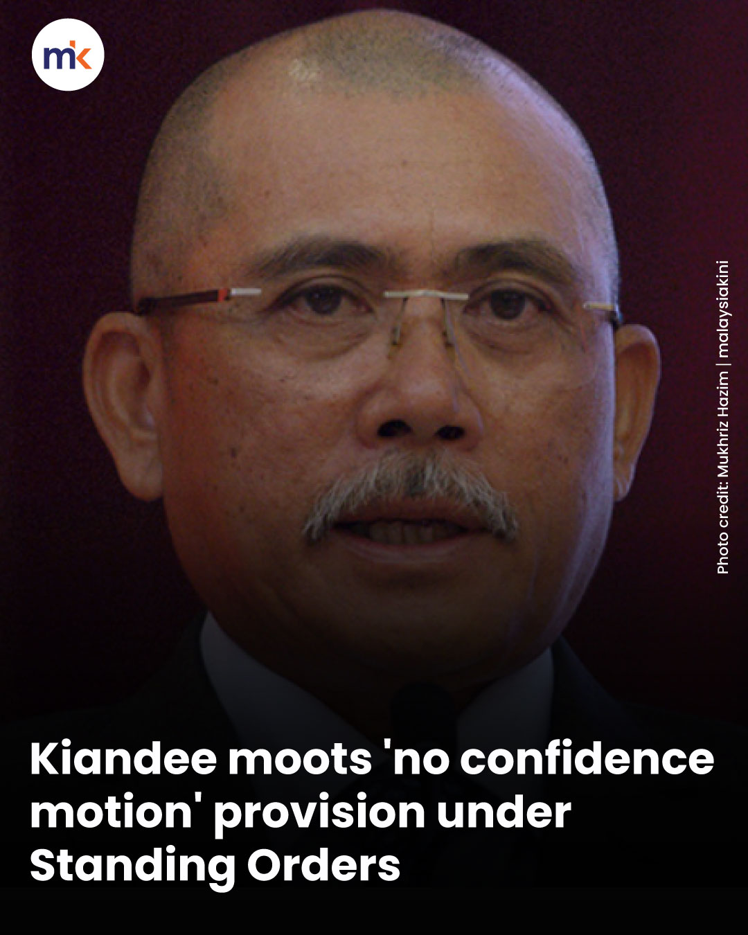 Kiandee moots 'no confidence motion' provision under Standing Orders
